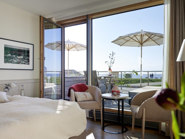 Doppelzimmer zur Seeseite mit großzügigem Balkon (im Wittehuus)
