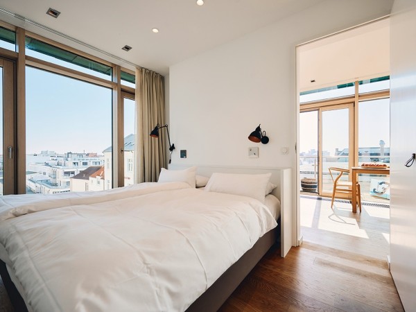 Suite Panoramaetage zur Inselseite mit Balkon (im Rodehuus)