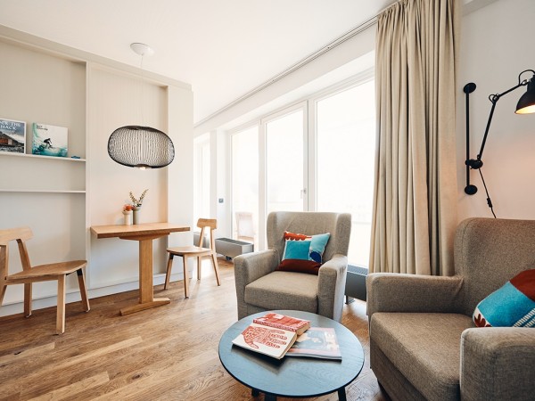 Ein-Raum-Ferienwohnung zur Inselseite (Fewo in der Halemstr.)